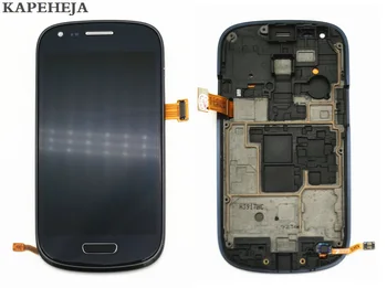 

Super AMOLED LCD Display For Samsung Galaxy S3 mini I8190 I8195 I8200 LCD Display Touch Screen Digitizer Assembly with Frame
