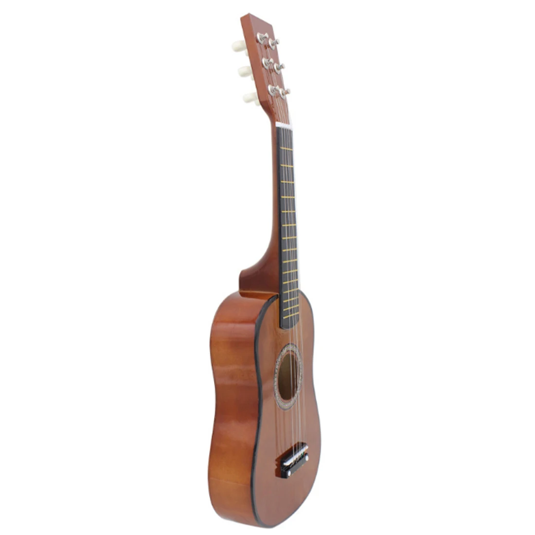 

Rowsfire DIY Toy Musical Instrument 23 Inches Children Wooden 6 Strings Guitar Musical Instrument Toys for Kids Beginner Hot
