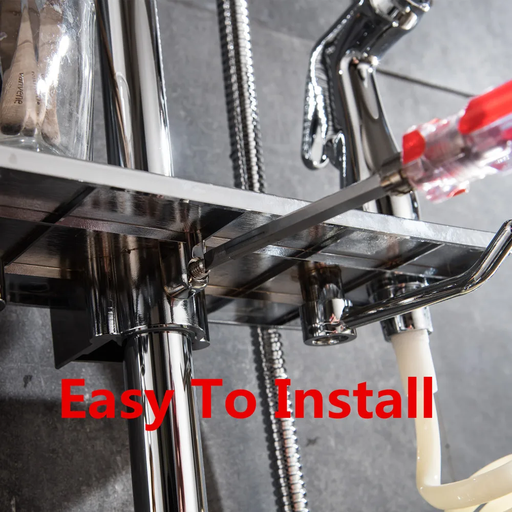 5Bathroom Shelves Kitchen Wall Shelf Shower Storage Rack Bathroom Accessories Shampoo Rack Shampo shelf Mci19