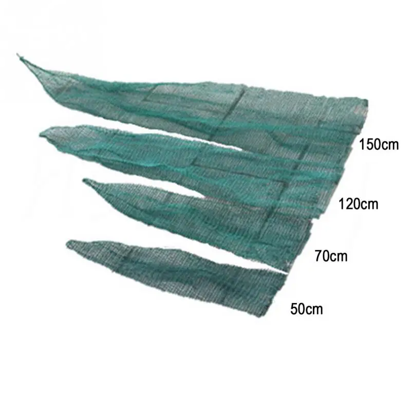 Высокое качество 50/70/120/150 см рыболовная сетка мешок зеленый рыбий поддон мешкового фильтра снасти рыболовный сачок снасти Аксессуары для инструментов