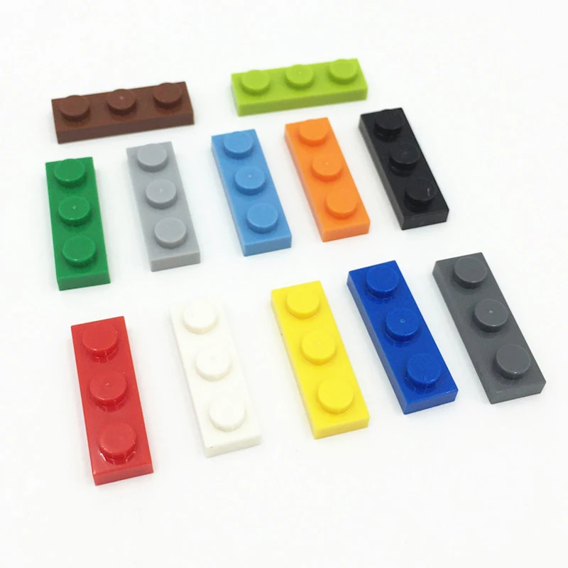 Yuego игрушки пластина кирпич 1*3 100 P DIY ABS совместимый строительство алмазные