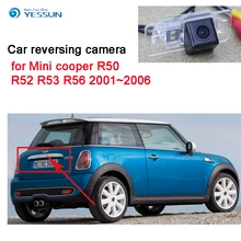 Yessun câmera de estacionamento de carro, câmera traseira, para mini cooper r50 r52 r53 r56 2001 ~ 2006 ccd hd, visão noturna câmera reversa de backup à prova d'água