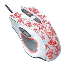Professional LED Optical gaming wired mouse with colorful backlight metal Cable Mouse Mice for desktop and laptop or home use