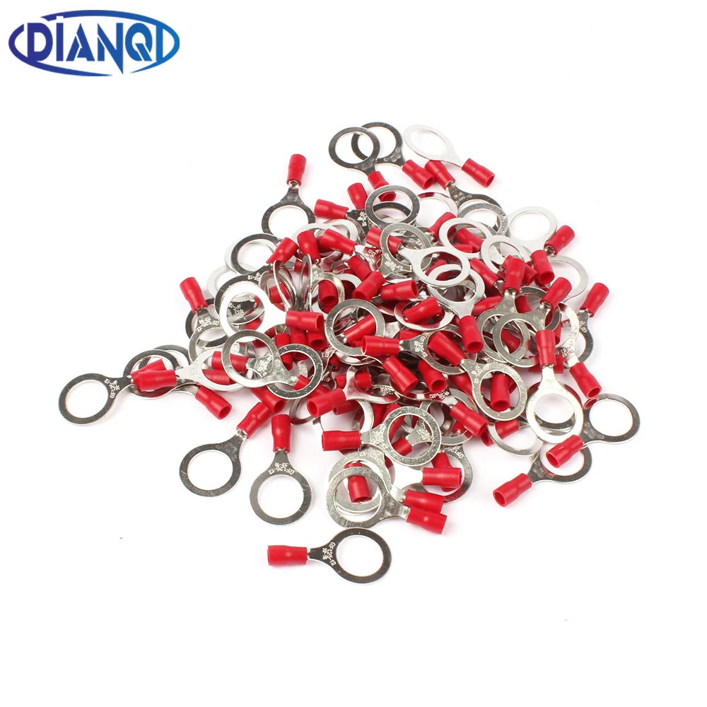 RV1.25-12 красный 22-16AWG 0 5-1 5 мм2 Изолированный Кольцевой зажим Соединительный кабель