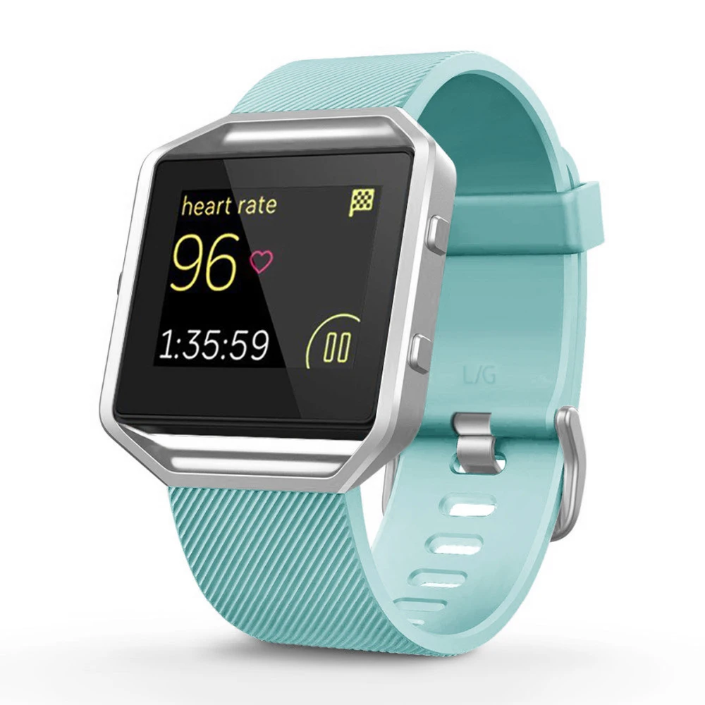 14 цветов спортивные наручные часы для Fitbit Blaze Band Мягкие силиконовые ремешок Смарт
