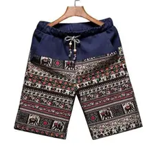 Мужские повседневные льняные шорты модный стиль и удобные дышащие летние новые мужские пляжные шорты больших размеров M-5 xl