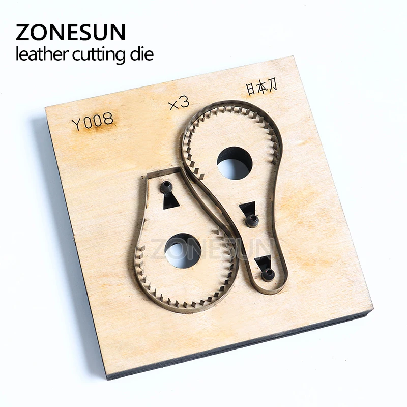 ZONESUN 26x15cm Electrical Leather Die Cutting Machine For Custom