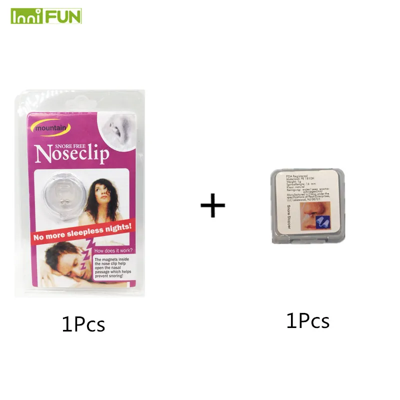 

Anti Snoring Nose Clip Hot Sales Sleep Snore Stopper Combination Effective Sleeping Assistant InniFun Sleep Health Care Tool