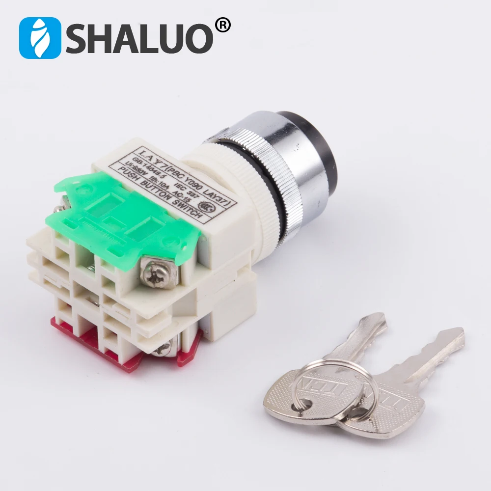 

Push bottom switch with two open keys