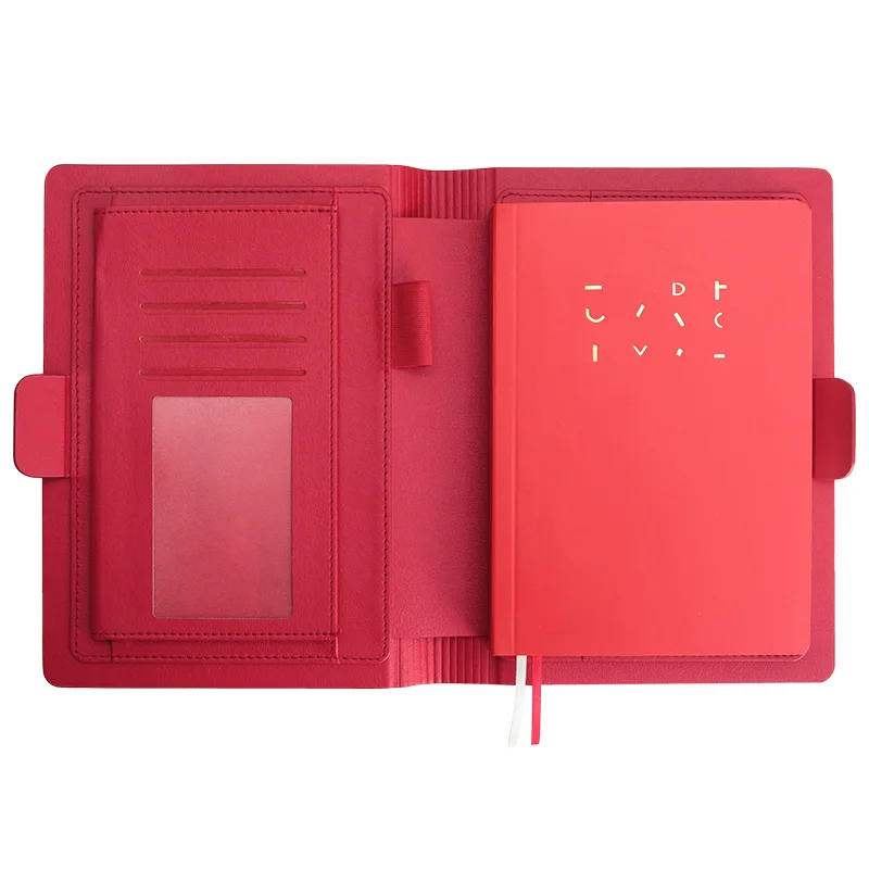 Small And Fresh Simple Business Notebookleather Notebook Hardcover Diary