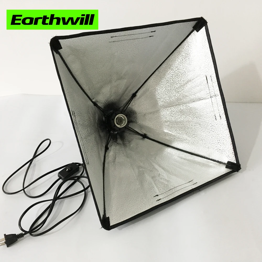 Фотографическое оборудование мини квадрат 40*40 см E27 одна лампа мощность маленький предмет съемки софтбокс мягкий чехол 1 шт