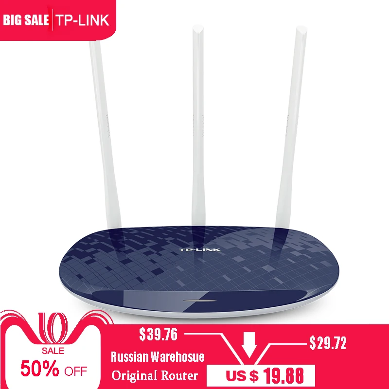 

TP-Link Wireless Router 450Mbps Wifi router TL-WR886N 2.4G Wireless router Wifi repeater TP LINK 802.11b Phone APP Routers