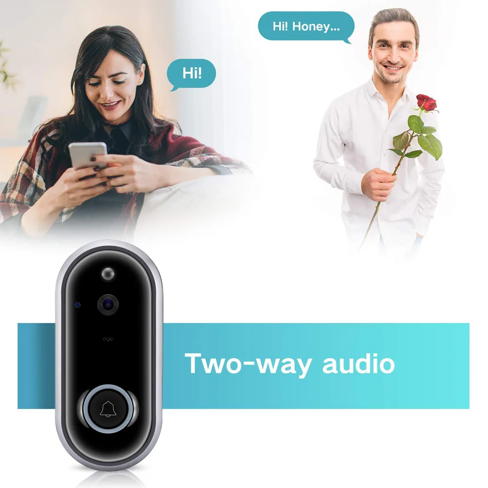 Видеодомофон CDYCAM Wi Fi 720P ночное видение|Дверной звонок| |
