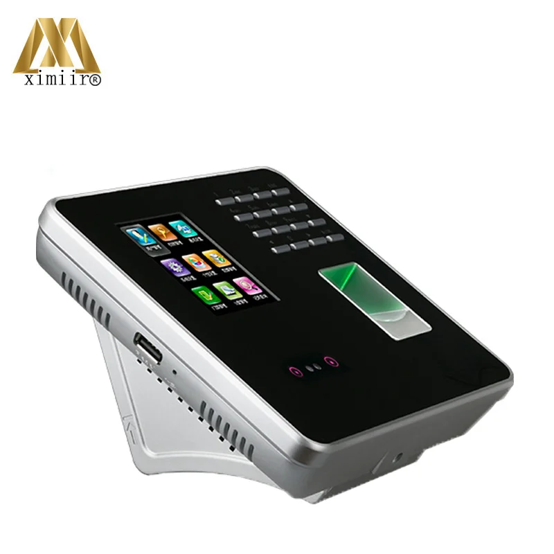 ZK FA200 лицевая машина посещаемости времени и система контроля доступа с считывателем отпечатков пальцев и бесплатным программным обеспечением