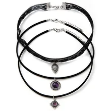 3 шт. набор Новое поступление уникальное винтажное серебряное кружевное ожерелье модный бренд Макси колье ожерелье для женщин с фабрики