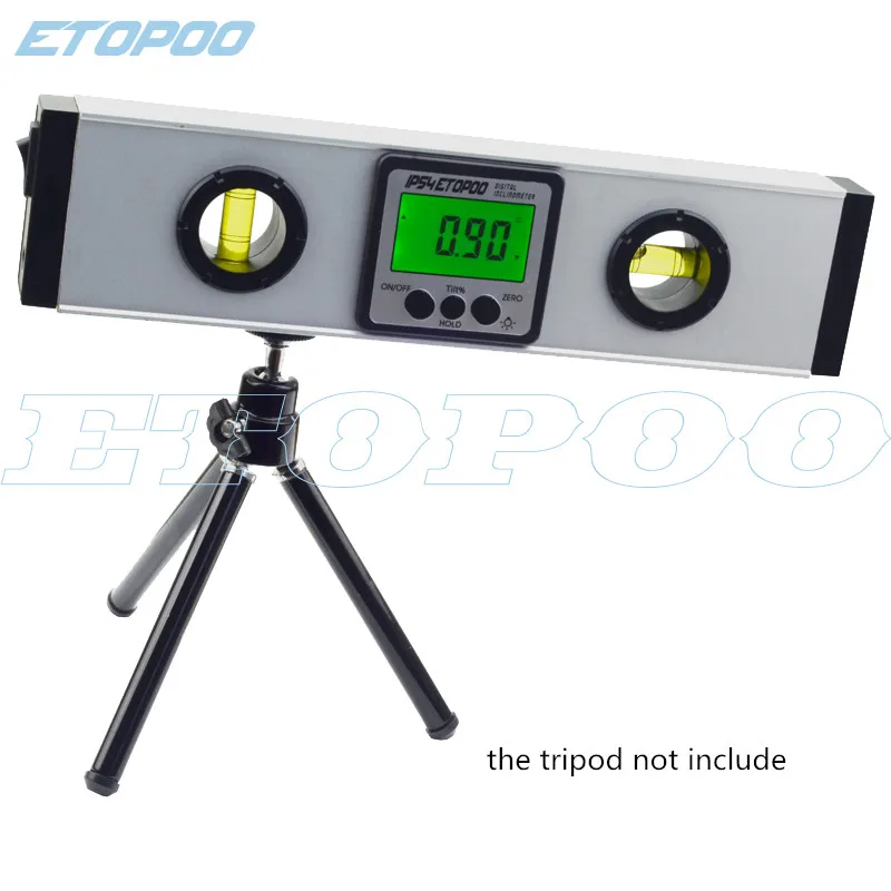 360 degree IP54 Laser Digital Angle Level Meter Gauge 225mm Electronic Protractor inclinometer with laser spirit level