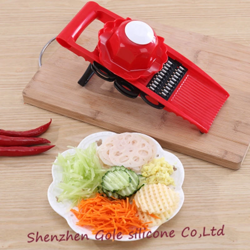 10PCS/LOT MANUAL FOOD SHREDDER MANDOLIN SLICER VEGETABLE FRUIT CUTTER