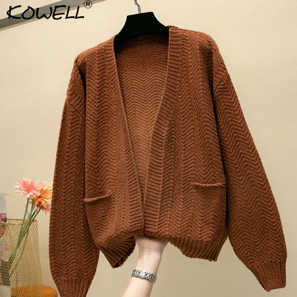 Winter Knitted Sweater Cardigan Women Elegant Autumn Cardigan Female Turn Down Collar Casual Short Sweater Outwear New 2018 Winter Knitted Sweater Cardigan Women Elegant Autumn Cardigan Female Turn Down Collar Casual Short Sweater Outwear New 2018
