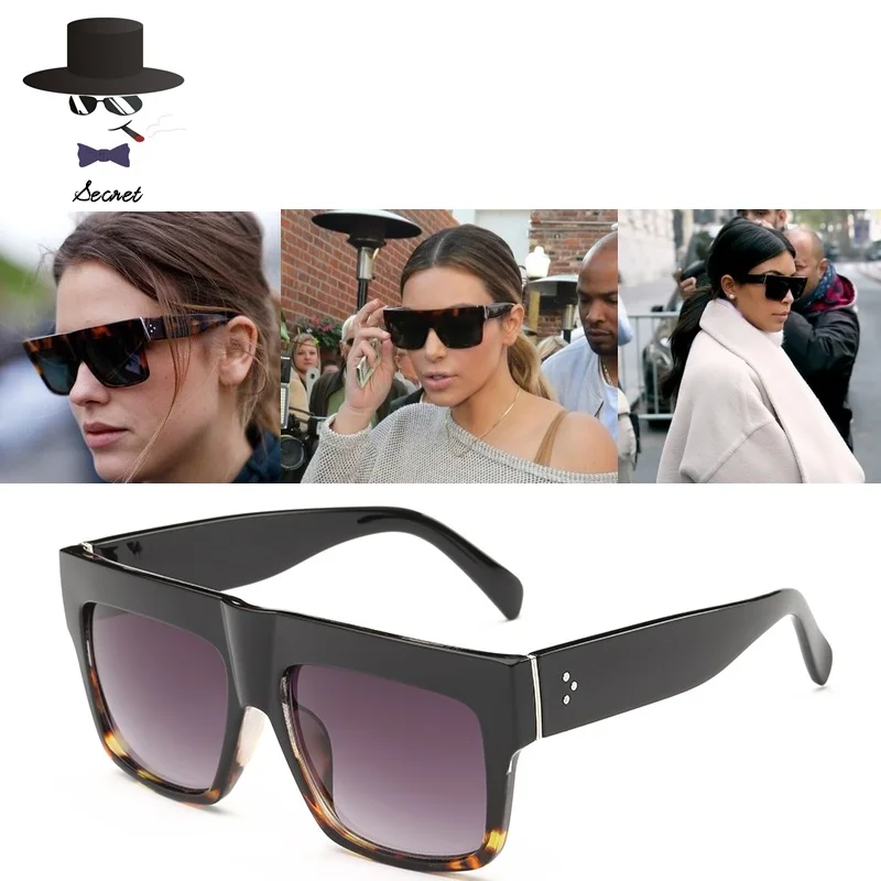 ScRcS High Quality Kim Kardashian Sunglasses Women Luxury Brand