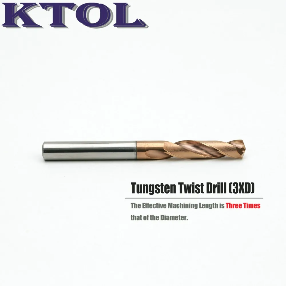 6 Millimetri 3D Di Titanio Rivestito Di Carburo Di Tungsteno Twist Metallo Drill Bit Per Il Ferro Da Stiro In Acciaio Foratura Fresatura Cutter Tool S