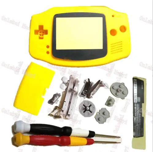Full set Многоцветная Seclect корпус оболочки ремонт игровой консоли подходит для Nintendo dogameboyadvancegba чехол Крышка Запасная часть - Цвет: Full set