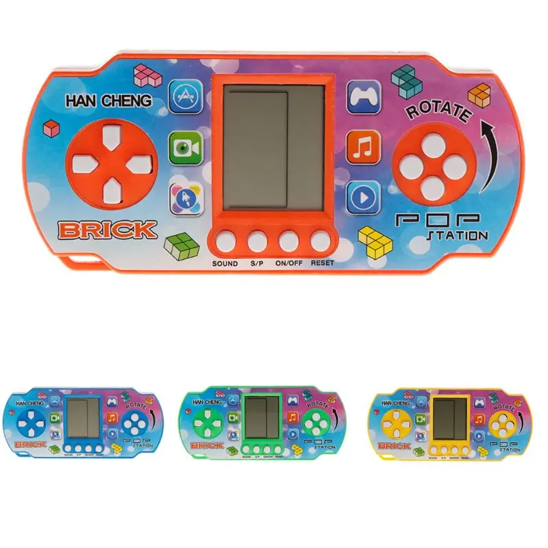 26Games kids toys educational Childhood Tetris Handheld Game Players LCD Electronic Toys Game Console Fidget Toy