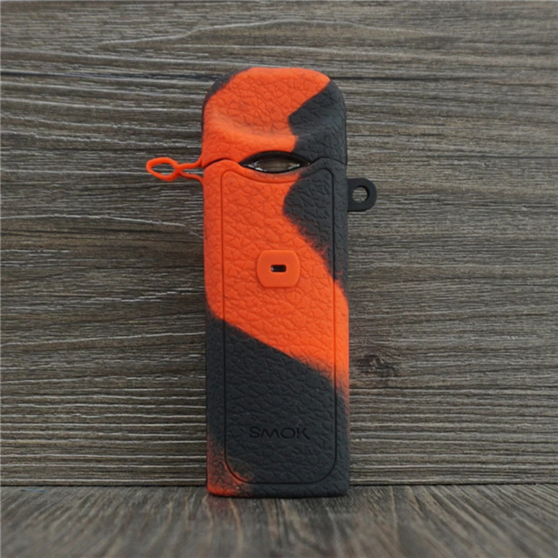2 шт. силиконовый чехол Smok Nord Pod с кожаным рукавом защитная пленка