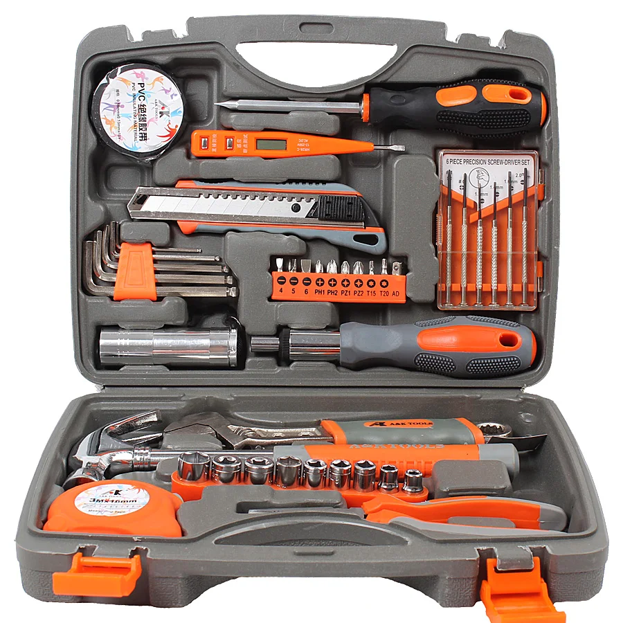 

41 pieces of hardware tools set crazy tool kit home hardware home electrician tool set