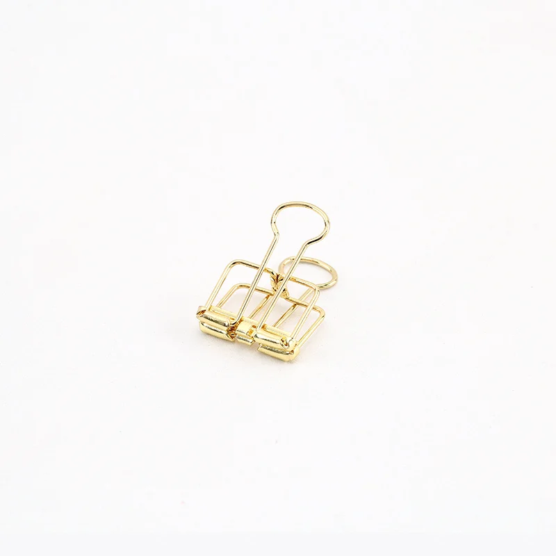 Gold S Mr Paper 8 Colors 3 Sizes Ins Colors Gold Sliver Rose Green Purple Binder Clips Large Medium Small Office Study Binder Clips - Цвет: Gold S