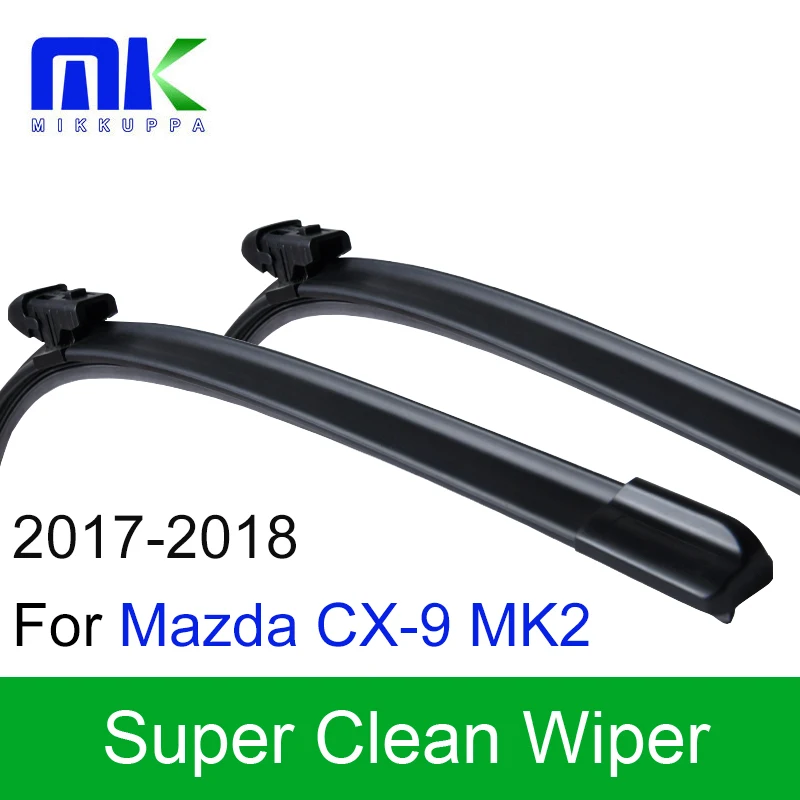 Mikkuppa Front And Rear Wiper Arm And Blades For Mazda CX 9 MK2 2017