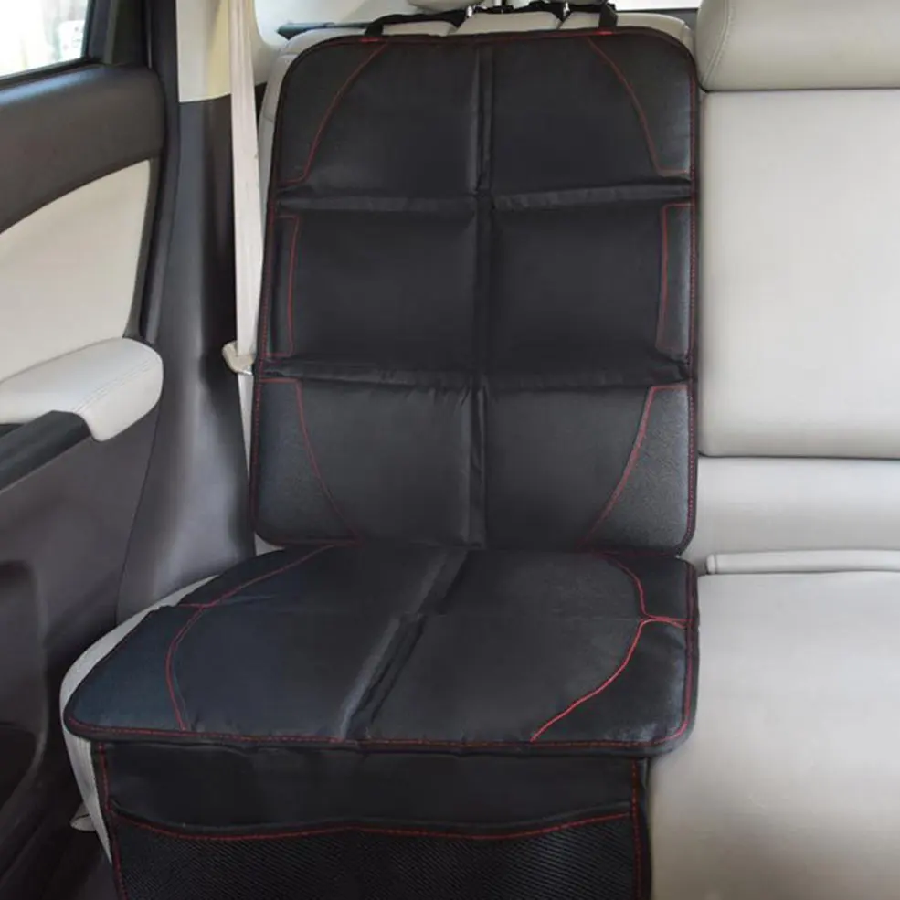 

Baby Kids Leather Anti Slip Car Seat Cover Lattice Cushion Seat Cover Pad Mat Car Chair Accessories For Children