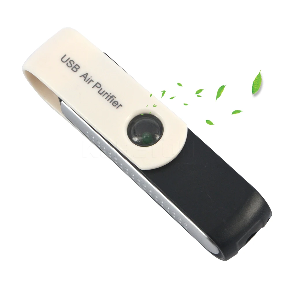 Kebidumei Автомобильный USB очиститель воздуха USB Ionic мини портативный очиститель воздуха автомобиля ионизатор очиститель освежитель