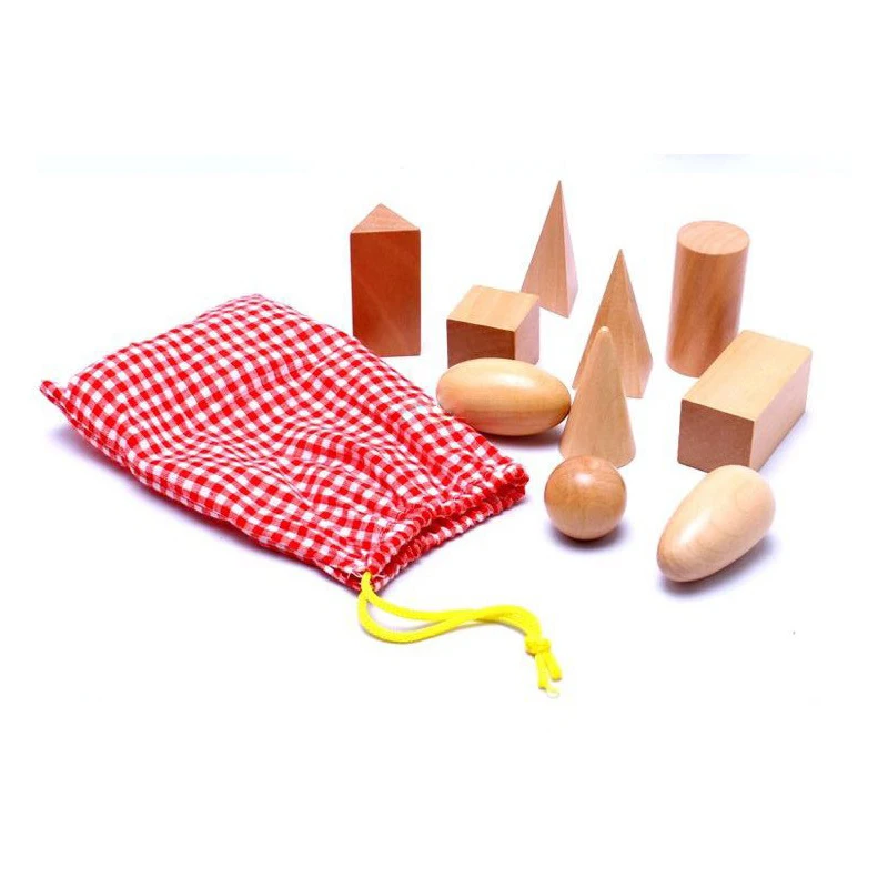 

1pcs Funny Block Math Toys Montessori Geometric Assembling Blocks To Children Learning Education Wooden Baby Toys Birthday Gifts