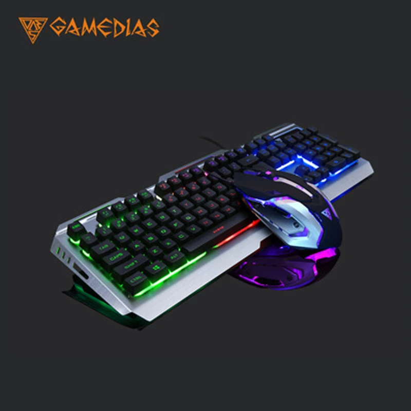 

V1 gaming mouse and keyboard set wired backlight USB gaming keyboard 3200DPI gaming mouse gaming laptop mouse