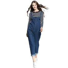 MORUANCLE женские джинсовые комбинезоны для больших и высоких, женские джинсовые комбинезоны на лямках, штаны на подтяжках размера плюс XL-5XL, длина по щиколотку