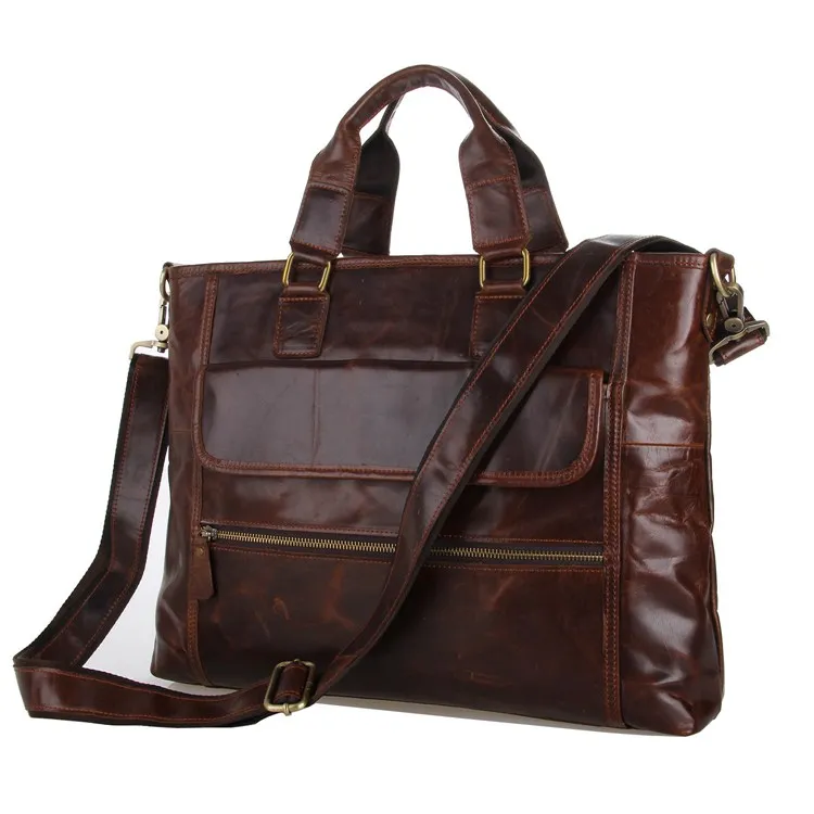 Высокое качество натуральная кожаная сумка мужские сумки-мессенджеры Бизнес Портфели натуральная кожа сумки на плечо M7212