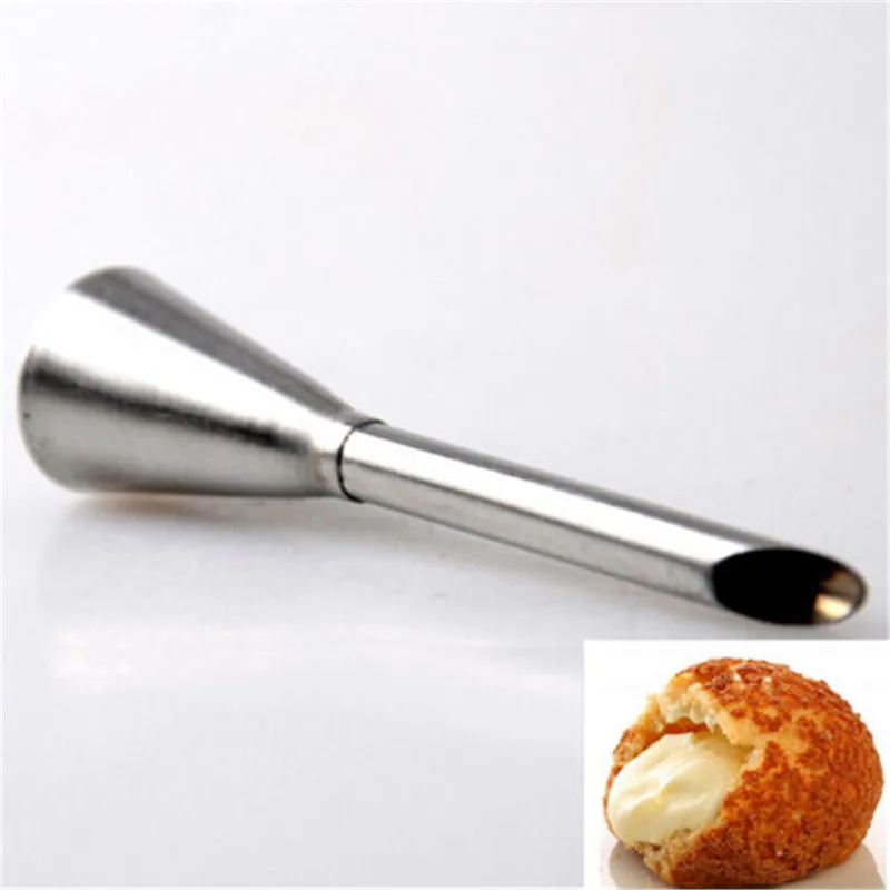

New High Quality Cream Icing Piping Nozzle Tip Stainless Steel Long Puff Nozzle Tip Set Decorating Tool Pastry Decor