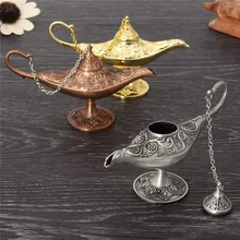 Креативная индийская волшебная лампа ручной работы Многофункциональный Ретро металлический чайник ароматерапия печь домашнее украшение классические поделки
