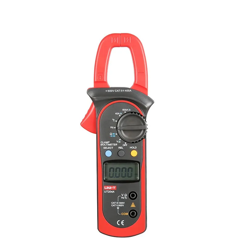 

UNI-T Clamp meter UT204A ac dc current clamp meter V/F/C Measurement clamp multimeter LCD digital clamp meter ut204a ut-204a