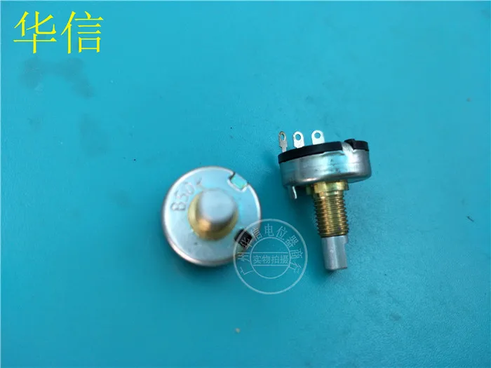 10pcs 172-type single potentiometer B50K / curved leg handle length 15MMF
