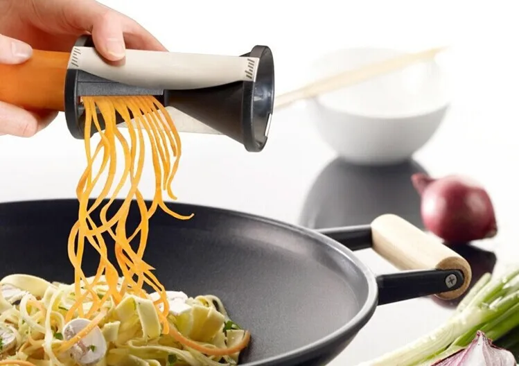 

Vegetable Fruit Spiral Shred Process Device Cutter Slicer Peeler Kitchen Tool