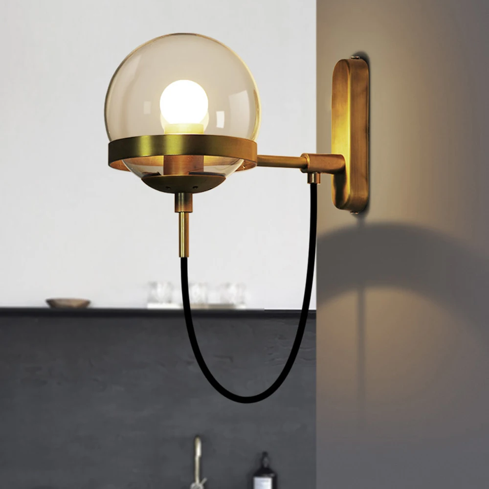 Us 92 07 7 Off Led E27 Nordic Iron Gl Magic Bean Designer Lamp Light Wall Sconce For Bar Foyer Bedroom In Us 92 07 7 Off Led E27 Nordic Iron Gl Magic Bean Designer Lamp Light Wall Sconce For Bar Foyer Bedroom In