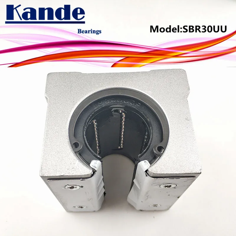 Kande подшипники 2 шт. SBR30UU SBR30 UU открытый блок подшипников с ЧПУ детали направляющие