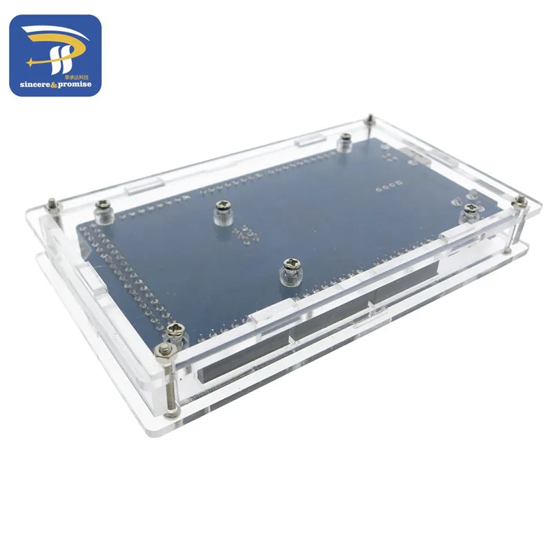 Прозрачный Акриловый Корпус для смарт электроники Mega2560 совместимый с arduino Mega 2560 R3