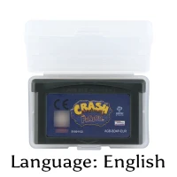 

32 Bit Video Game Cartridge Crash Bandicoot Fusion Console Card EU Version English Language Support Drop shipping