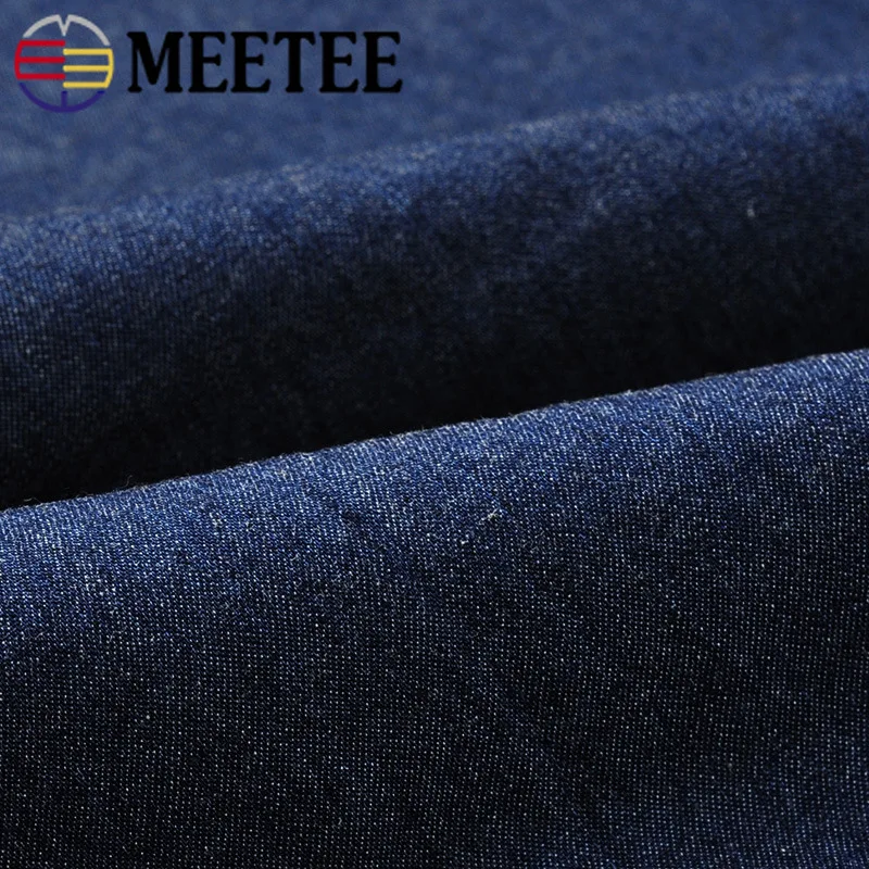 Meetee, 50*150 см, Потертая джинсовая ткань, хлопок, тонкая/плотная ткань для штанов, рубашек, одежды, фартук, ручная работа, летняя одежда FA206