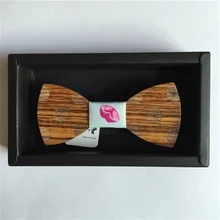 Галстук-бабочка винного цвета новинка творческий деревянный галстук весело двигаться для мужчин для отдыха деревянный галстук-бабочка s галстук бабочка с черной коробкой мужские галстуки