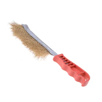 

1pcs Heavy Duty Spid Wire Hand Brush Steel Bristles Rust Paint Removal 230mm