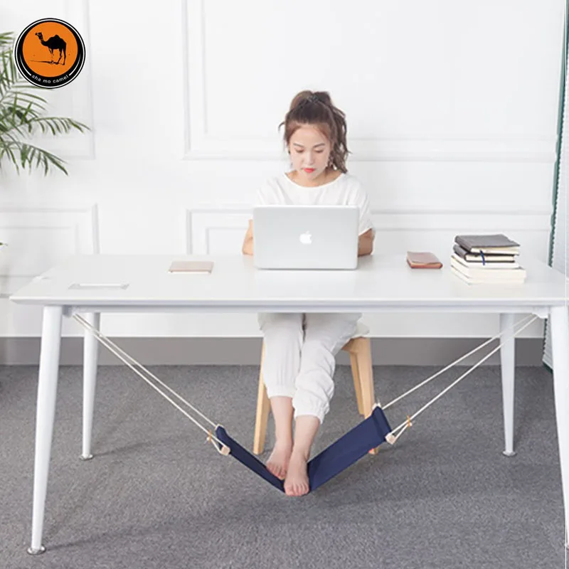 Creative Foot Hammock Lazy Artifacts Desk Study Rest Foot Put Feet Swing Put Foot Pad travel dedicated lazy people pedal foot rest for airplane high speed railway