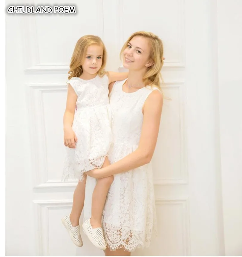 

Mother And Daughter Clothes Summer Lace Mother Daughter Dresses Family Matching Clothes Party Family Look Mommy And Me Clothes